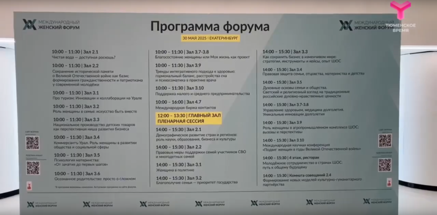 Международный женский форум «Согласие. Единство. Развитие».